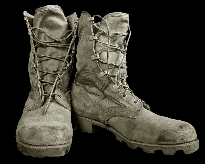 used military combat boots
