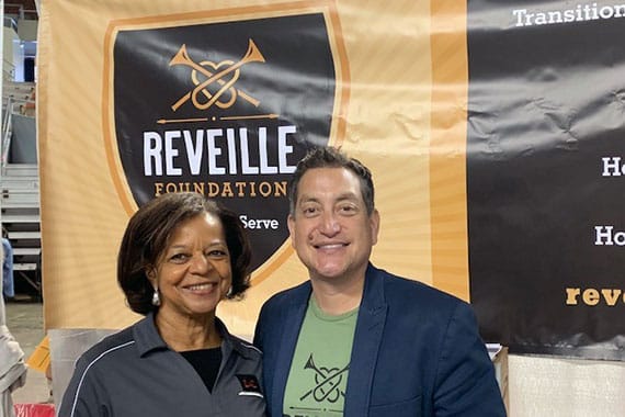 Steve Yamamori and Brenda Powell at Reveille Foundation event